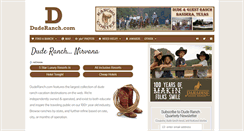 Desktop Screenshot of duderanch.com